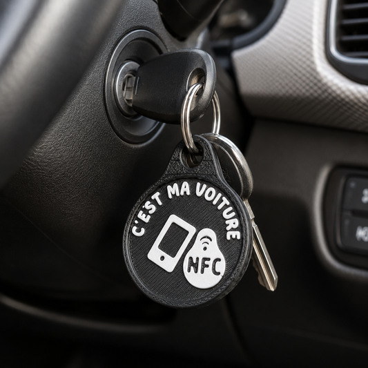 Porte-clés NFC « C’est ma voiture »