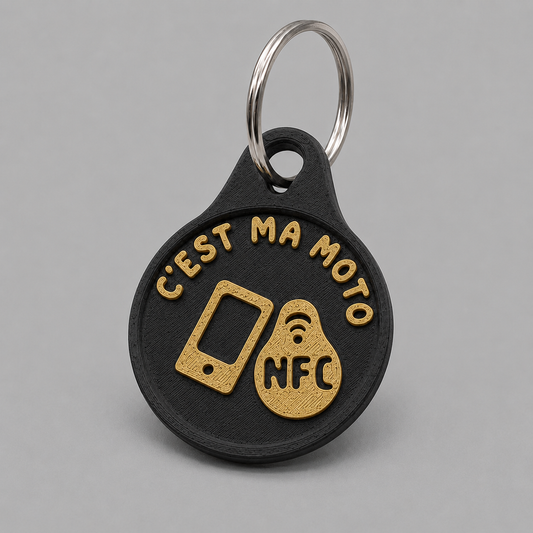 Porte-clés NFC « C’est ma moto »