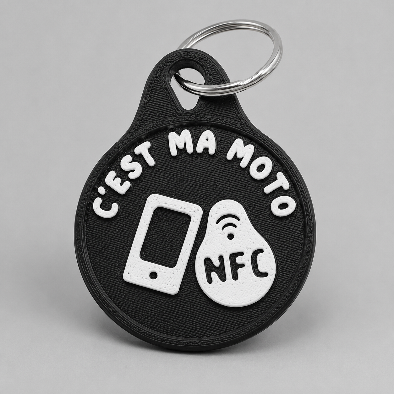 Porte-clés NFC « C’est ma moto »