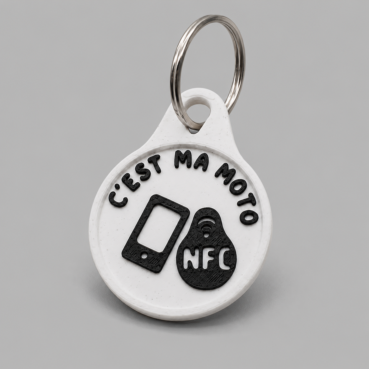 Porte-clés NFC « C’est ma moto »