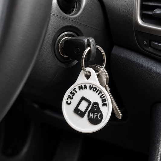Porte-clés NFC « C’est ma voiture »