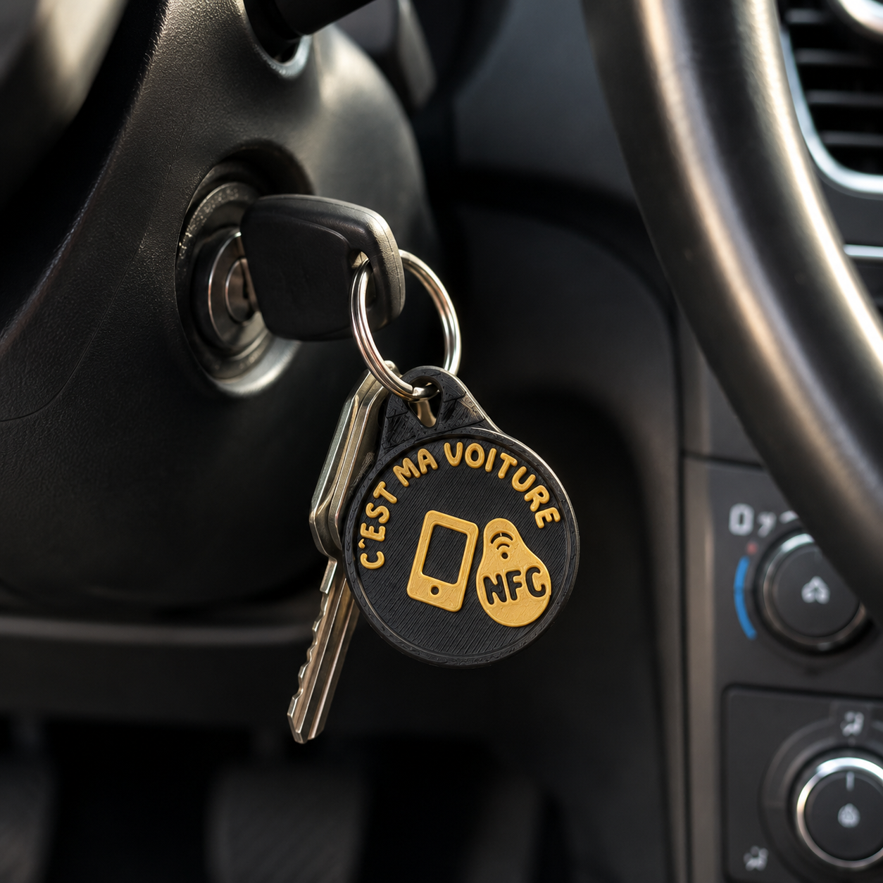 Porte-clés NFC « C’est ma voiture »